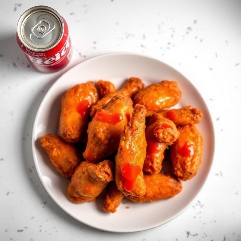 8pc Hot Wings + Drink